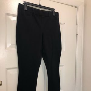 J. Crew Size 8 Black Straight Leg Soft Pants